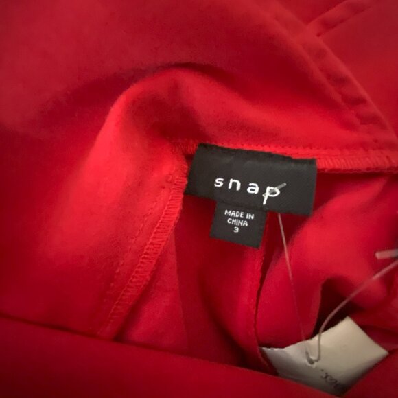 Red Bodycon Tank Dress size 3 V Neck - Picture 8 of 9